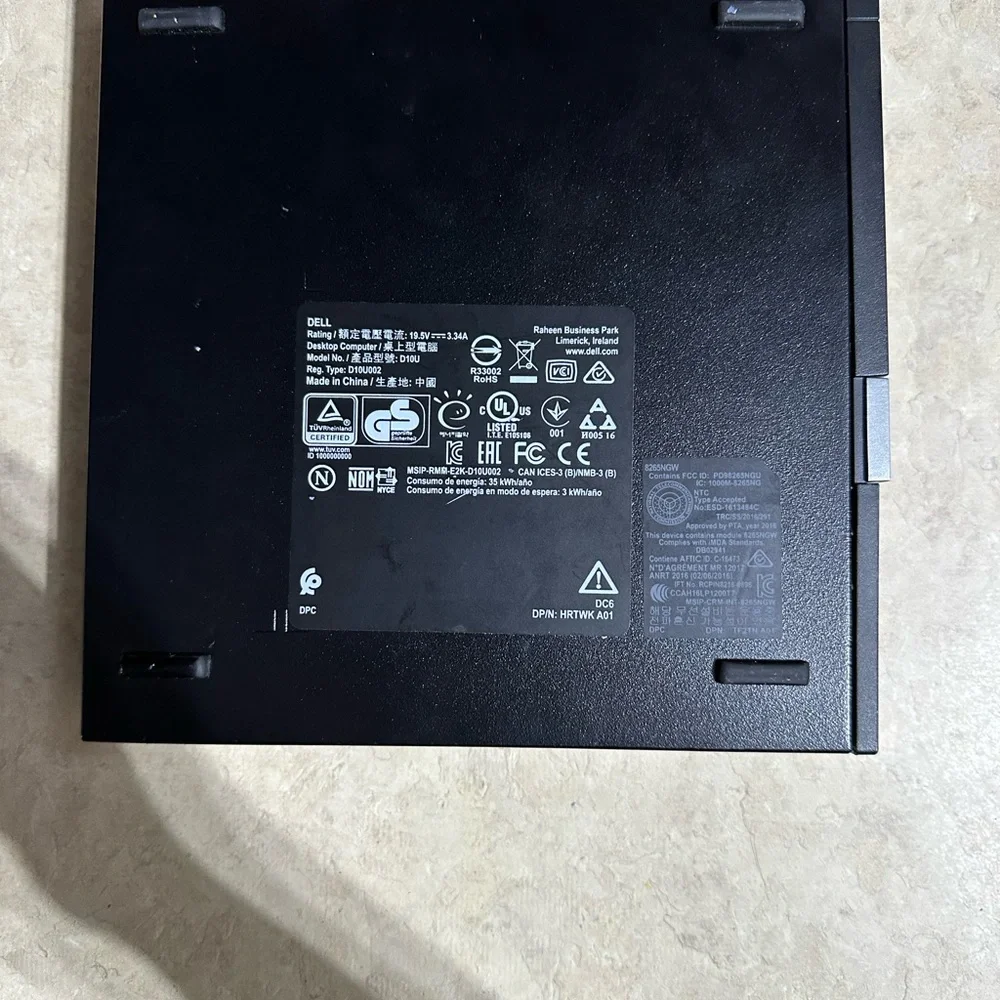 Dell Optiplex 7050 Micro Refurbished Desktop Intel Core i5 16GB Memory 256GB SSD